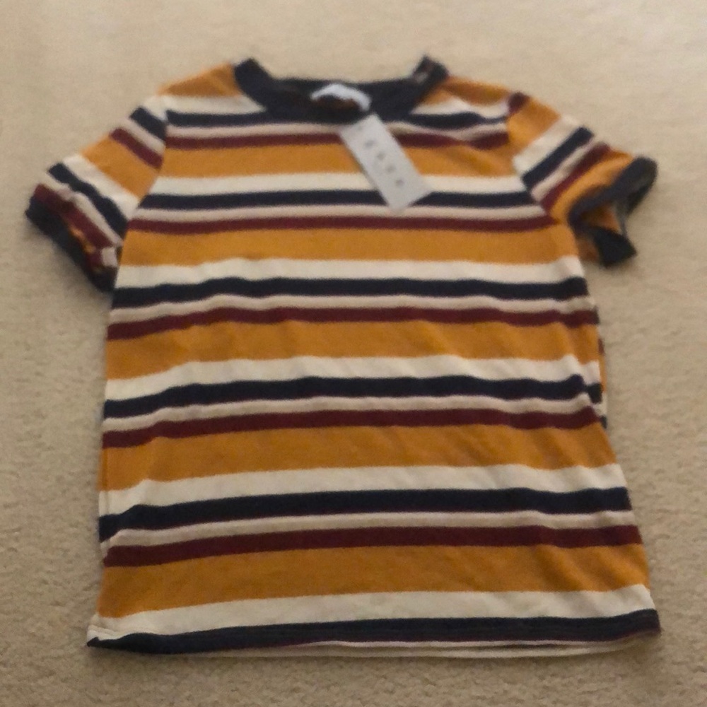 Yellow striped shirt